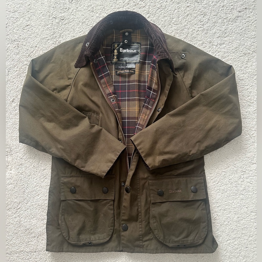 Barbour bedale olive barn jacket 32